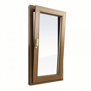 Пластиковое окно одностворчатое Elex 60 мм 1 камерный стеклопакет ламинированное энергосберегающее