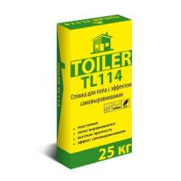 Toiler TL 114, Стяжка для пола с эффектом cамовыравнивания, 25кг